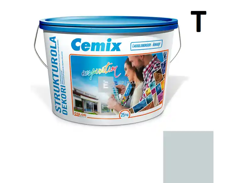Cemix 2704 StrukturOLA Dekor diszperziós vékonyvakolat, dörzsölt 2 mm 4535 green 25 kg Kedvezmény