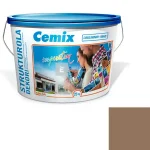 Cemix 2704 StrukturOLA Dekor diszperziós vékonyvakolat, dörzsölt 2 mm 4919 brown 25 kg Csak ma