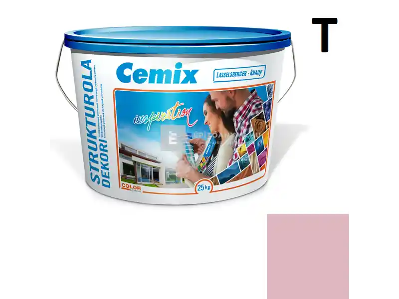 Akció Cemix 2704 StrukturOLA Dekor diszperziós vékonyvakolat, dörzsölt 2 mm 6333 intense 25 kg