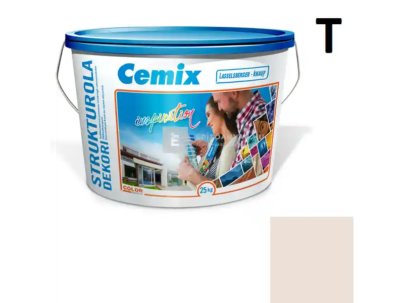 Outlet Cemix 2704 StrukturOLA Dekor diszperziós vékonyvakolat, dörzsölt 2 mm 6321 intense 25 kg