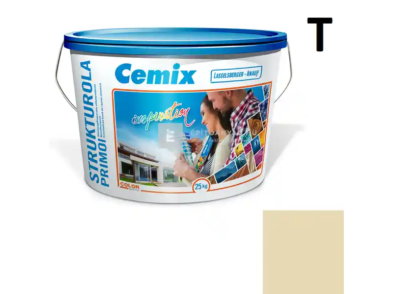 Cemix 2703 StrukturOLA Primo diszperziós vékonyvakolat, kapart 1,5 mm 4313 orange 25 kg Exkluzív ajánlat
