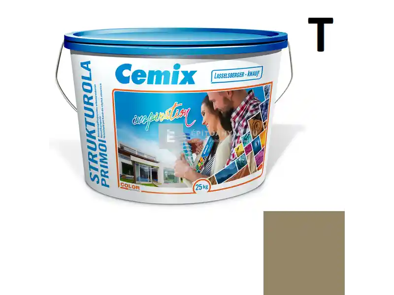 Cemix 2703 StrukturOLA Primo diszperziós vékonyvakolat, kapart 1,5 mm 4559 green 25 kg Legkelendőbb
