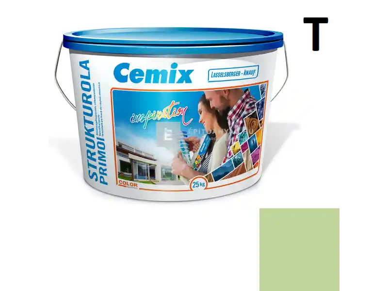 Cemix 2703 StrukturOLA Primo diszperziós vékonyvakolat, kapart 1,5 mm 6527 intense 25 kg Szuper ajánlat