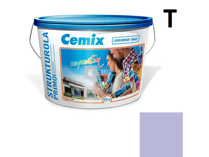 Szuper ajánlat Cemix 2703 StrukturOLA Primo diszperziós vékonyvakolat, kapart 1,5 mm 6715 intense 25 kg