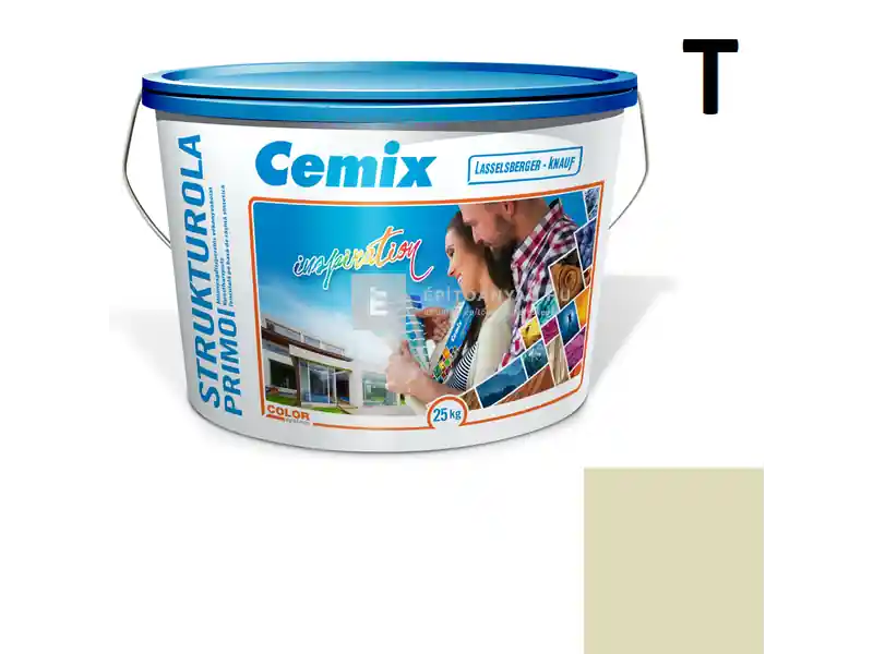 Cemix 2703 StrukturOLA Primo diszperziós vékonyvakolat, dörzsölt 2 mm 4543 green 25 kg Outlet