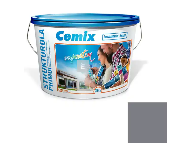 Akciós ár Cemix 2703 StrukturOLA Primo diszperziós vékonyvakolat, dörzsölt 2 mm 5327 rock 25 kg