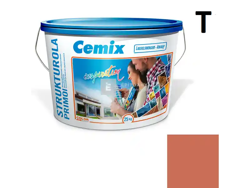Cemix 2703 StrukturOLA Primo diszperziós vékonyvakolat, dörzsölt 2 mm 6329 intense 25 kg Szuper ajánlat