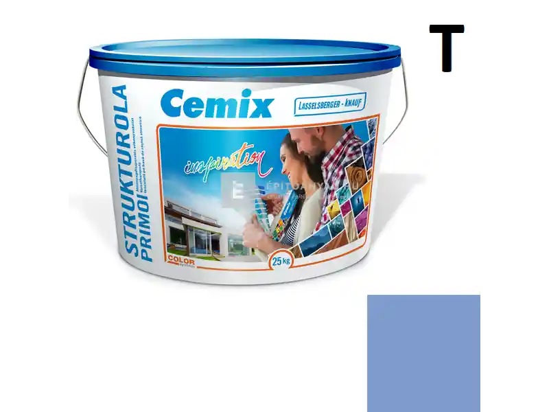 Azonnal elérhető Cemix 2703 StrukturOLA Primo diszperziós vékonyvakolat, dörzsölt 2 mm 6727 intense 25 kg