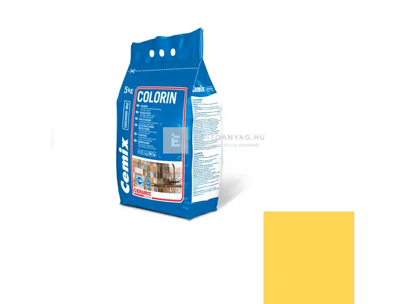 Ajánlat Cemix 8610 Colorin fugázó 2-7 mm sárga 5 kg