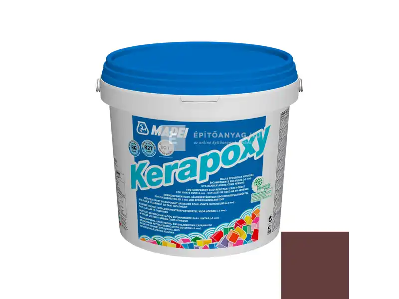 Mapei Kerapoxy ragasztó és fugázó R2T RG 144 csokoládé 10 kg Rendeld meg most