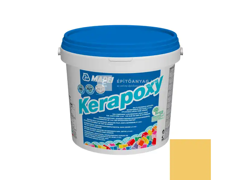 Mapei Kerapoxy ragasztó és fugázó R2T RG 150 sárga 5 kg Legkelendőbb