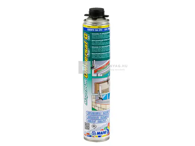Mapei Mapepur Universal Foam G szerelőhab pisztolyos 750 ml Népszerű