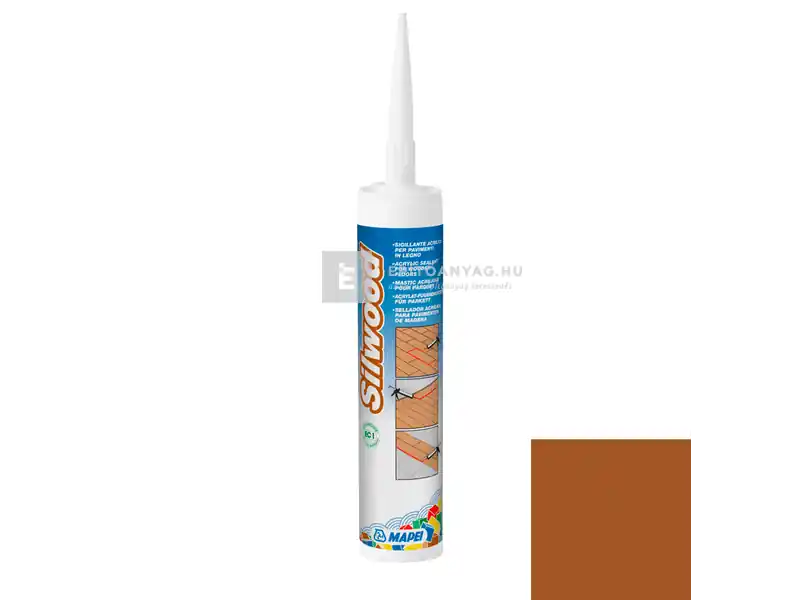 Mapei Silwood akril hézagkitöltő fa padlóhoz P3 doussié 310 ml Prémium