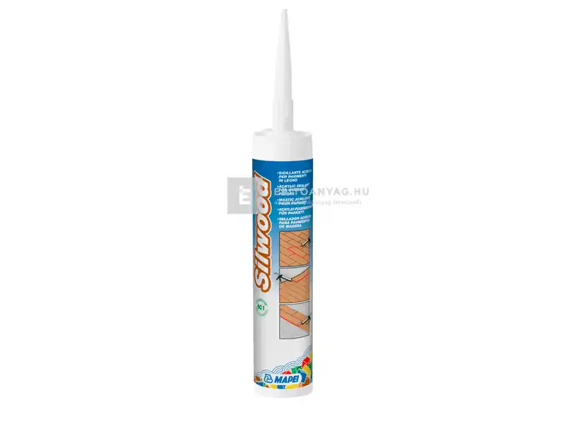 Mapei Silwood akril hézagkitöltő fa padlóhoz P0 bianco 310 ml Népszerű
