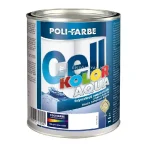 Biztonságos fizetés Poli-Farbe Cellkolor Aqua selyemfényű zománcfesték fehér 1 l