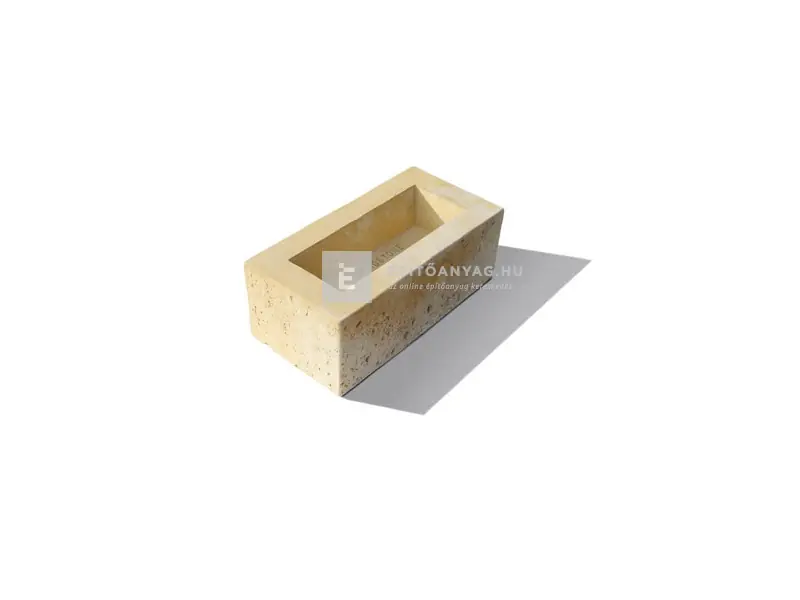 Olcsóbb Semmelrock Bradstone Travero kerítéselem normálkő homokkő melírozott 20x40x15 cm