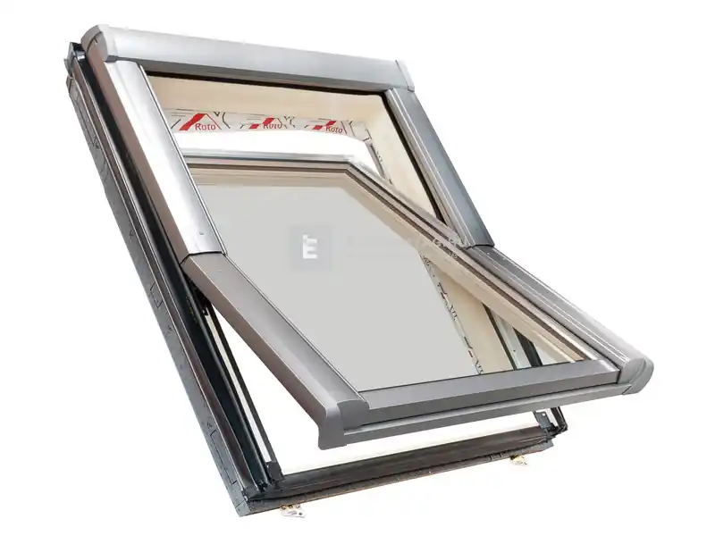 Roto R45 H WD 74x118 cm, billenő fa tetőtéri ablak, hőszigetelt Rendeld meg most