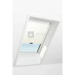 Roto Designo ZRE R4/R7 54x78 cm világosbézs fényszűrő roló, alumínium profilokkal Expressz szállítás