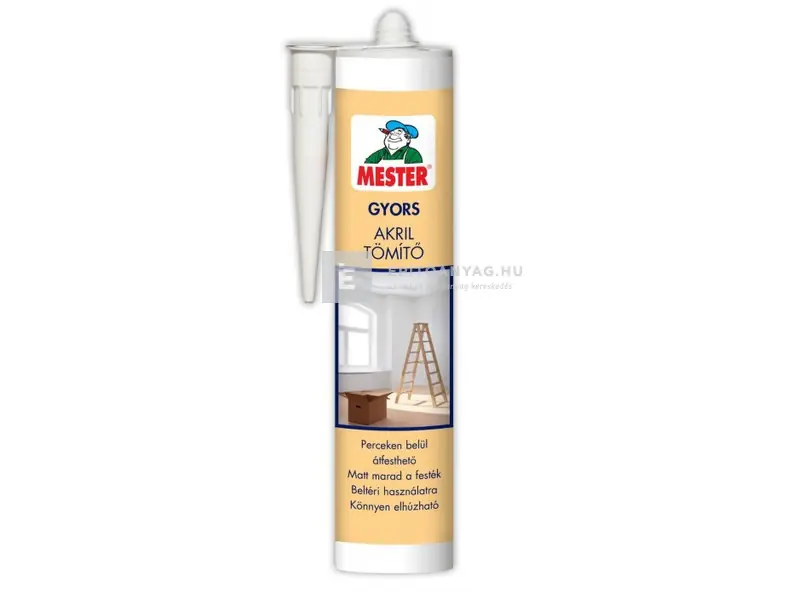 Mester Gyors Akril Tömítő fehér 310 ml Biztonságos vásárlás