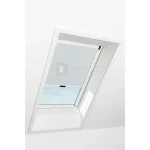 Roto Designo ZRV R6/R8 74x118 cm, világosszürke fényzáró roló, alumínium profilokkal Kedvezmény