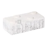 Leier taktilis jelzőkő pogácsás, fehér 10x20x6 cm Szezonális akció