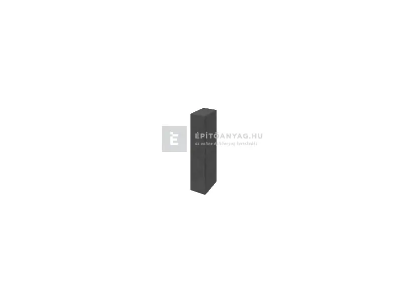 Prémium Semmelrock Citytop paliszád antracit 12x16,5x60 cm