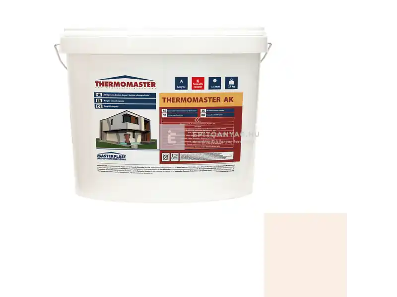 Masterplast Thermomaster akril vékonyvakolat, kapart 1,5 mm 08-F 25 kg Bestseller
