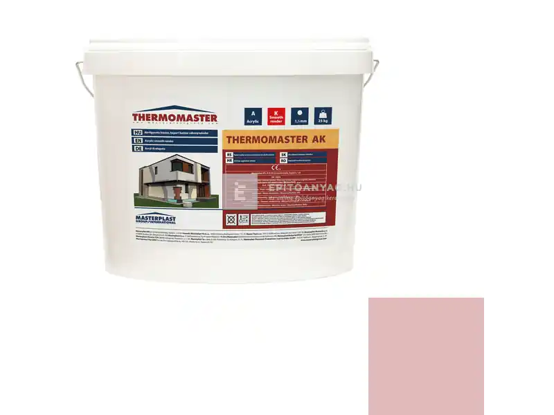 Vedd meg most Masterplast Thermomaster akril vékonyvakolat, kapart 1,5 mm 19-E 25 kg