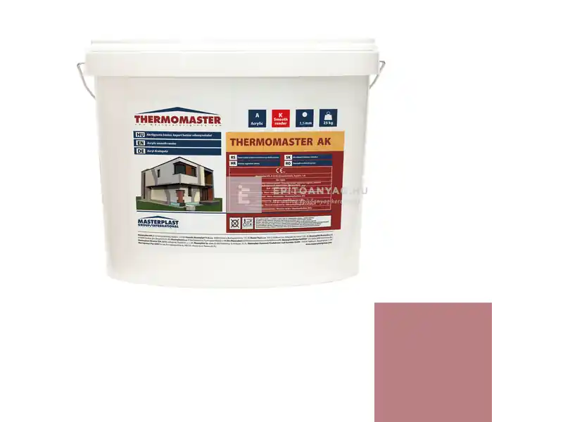 Exkluzív ajánlat Masterplast Thermomaster akril vékonyvakolat, kapart 1,5 mm 25-C 25 kg