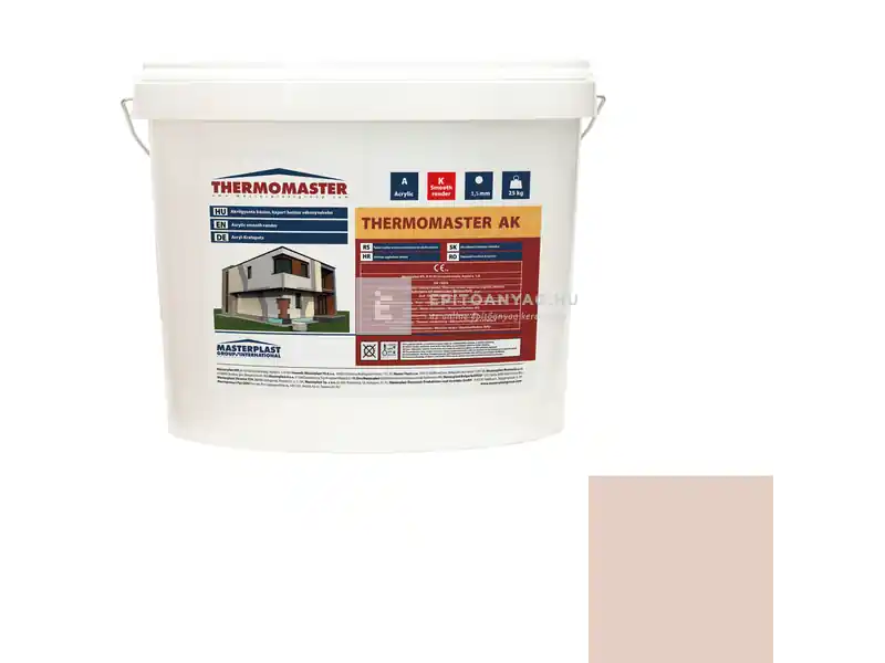 Masterplast Thermomaster akril vékonyvakolat, kapart 1,5 mm 44-E 25 kg Vedd meg online