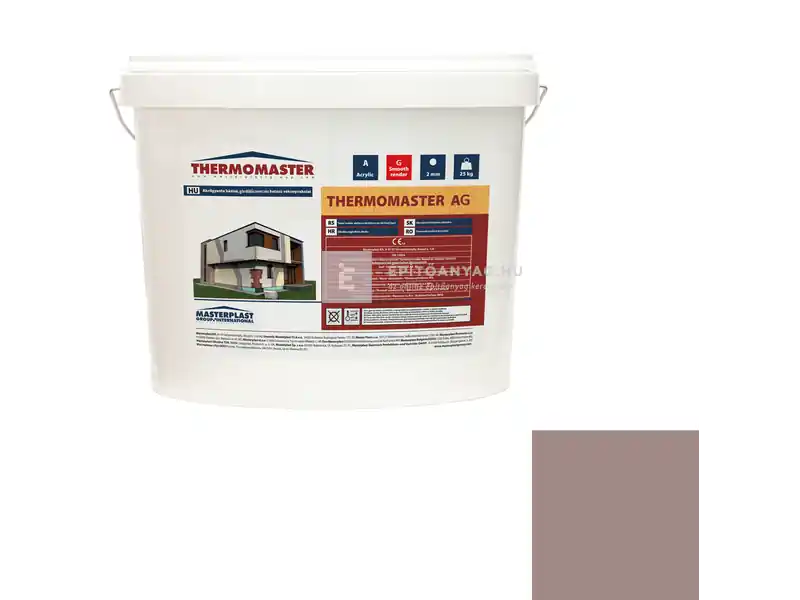 Gyors kiszállítás Masterplast Thermomaster akril vékonyvakolat, gördülőszemcsés 2 mm 18-C 25 kg