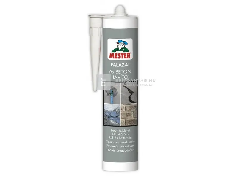 Mester Falazat és Beton Javító szürke 310 ml Biztonságos fizetés