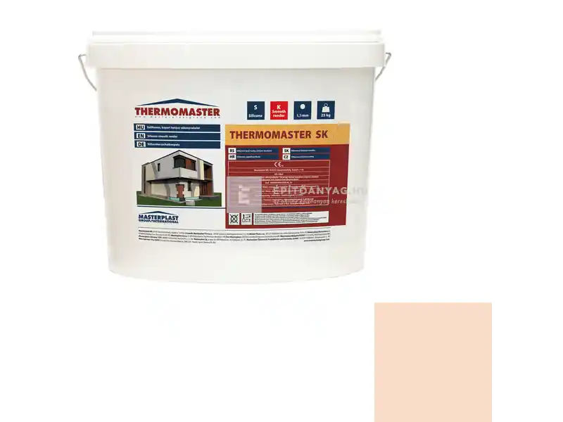 Kihagyhatatlan ajánlat Masterplast Thermomaster szilikon vékonyvakolat, kapart 1,5 mm 08-D 25 kg