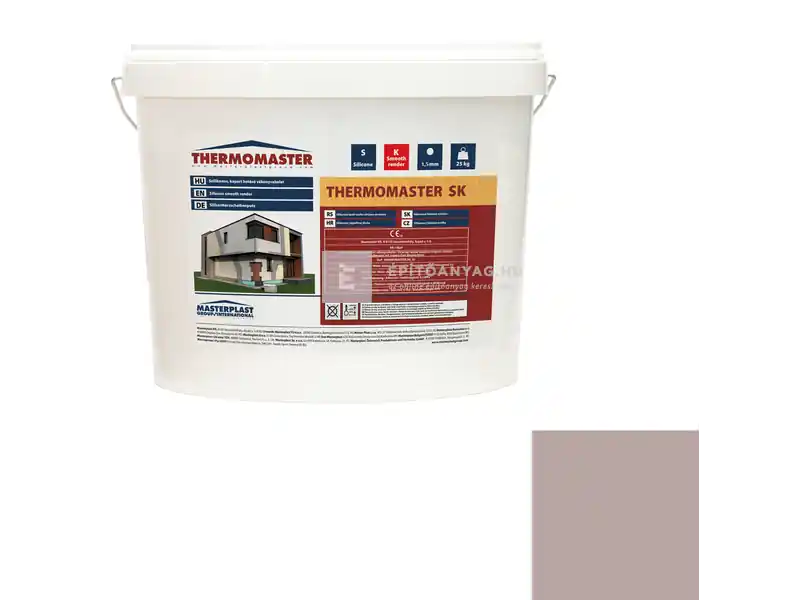 Kedvezmény Masterplast Thermomaster szilikon vékonyvakolat, kapart 1,5 mm 18-D 25 kg