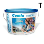 Cemix 2704 StrukturOLA Dekor diszperziós vékonyvakolat, kapart 1,5 mm 4001 white 25 kg Csak ma