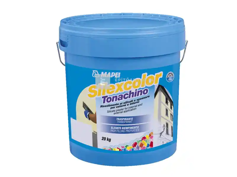 Mapei Silexcolor Tonachino szilikát vékonyvakolat 1,5 mm fehér 20 kg Vedd meg online