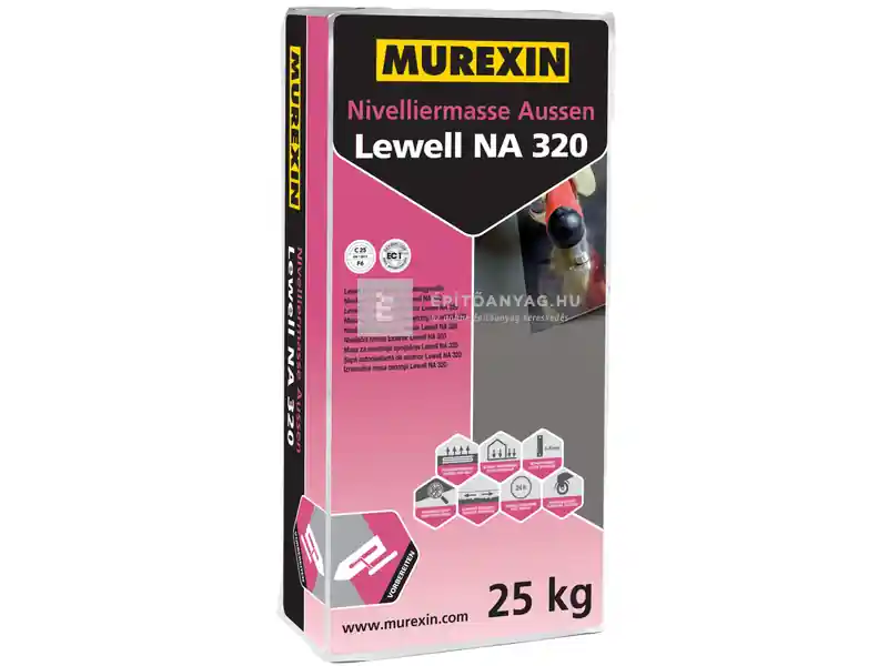 Exkluzív ajánlat Murexin Lewell NA 320 kültéri aljzatkiegyenlítő 3-20 mm 25 kg