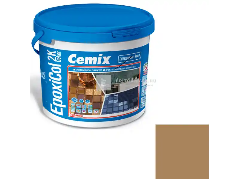 Cemix 8660 EpoxiCol 2K Dekor epoxi fugázó karamell 7 kg Biztonságos fizetés