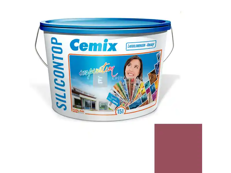 Outlet Cemix 2800 SiliconTOP szilikon homlokzatfesték 6359 intense 15 l