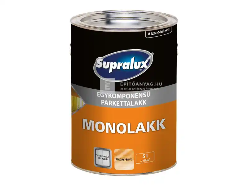 Csak ma Supralux Monolakk parkettalakk magasfényű 5 l