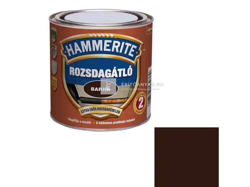 Hammerite Rozsdagátló barna 0,25 l Gyors kiszállítás