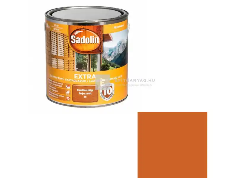 Sadolin Extra kültéri vastaglazúr selyemfényű rusztikus tölgy 2,5 l Rendeld meg most