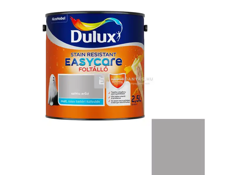 Vedd meg most Dulux EasyCare matt, foltálló beltéri falfesték szikla erőd 2,5 l