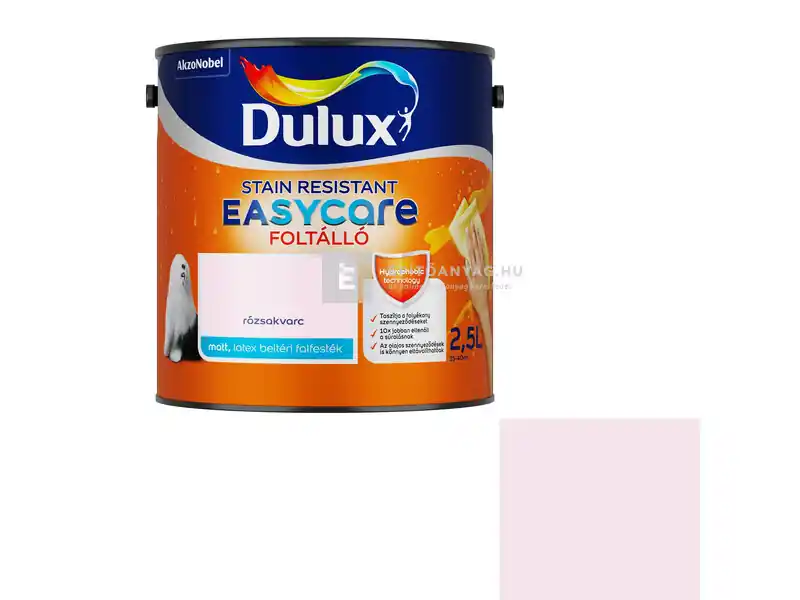 Dulux EasyCare matt, foltálló beltéri falfesték rózsakvarc 2,5 l Alacsony ár