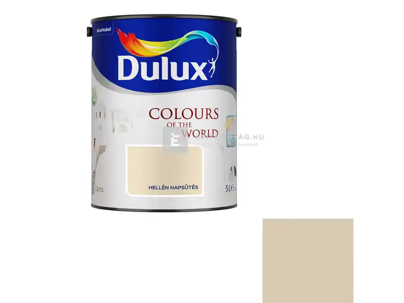 Dulux A Nagyvilág Színei matt beltéri falfesték hellén napsütés 5 l Biztonságos vásárlás