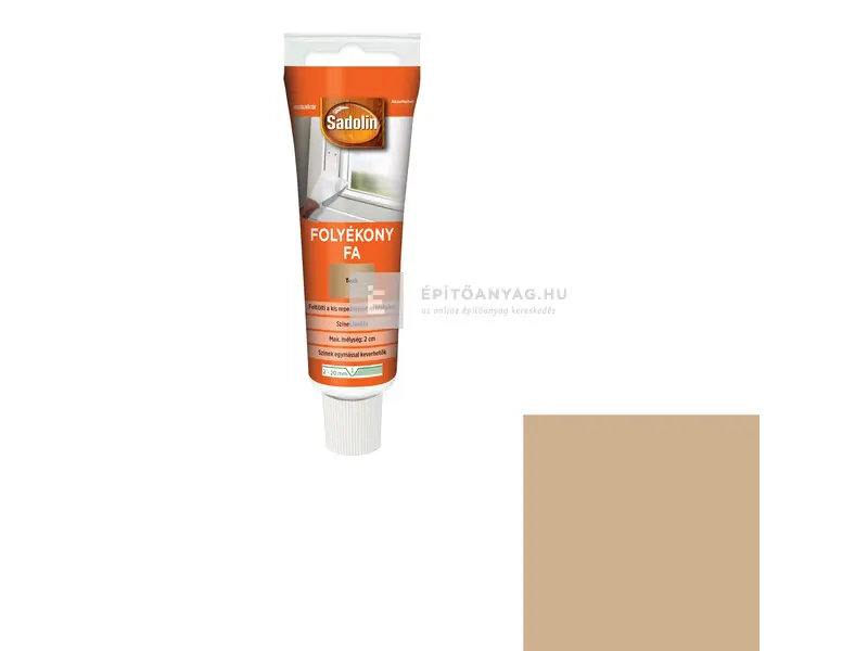 Sadolin Folyékony Fa teak 75 g Biztonságos vásárlás