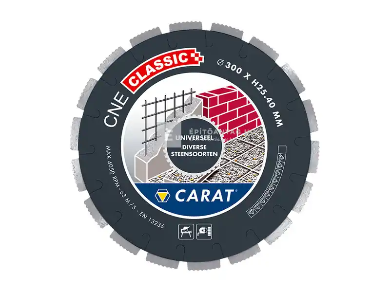 Vedd meg online Hikoki Carat CNE Classic 350500 gyémánttárcsa univerzális 350x30 mm