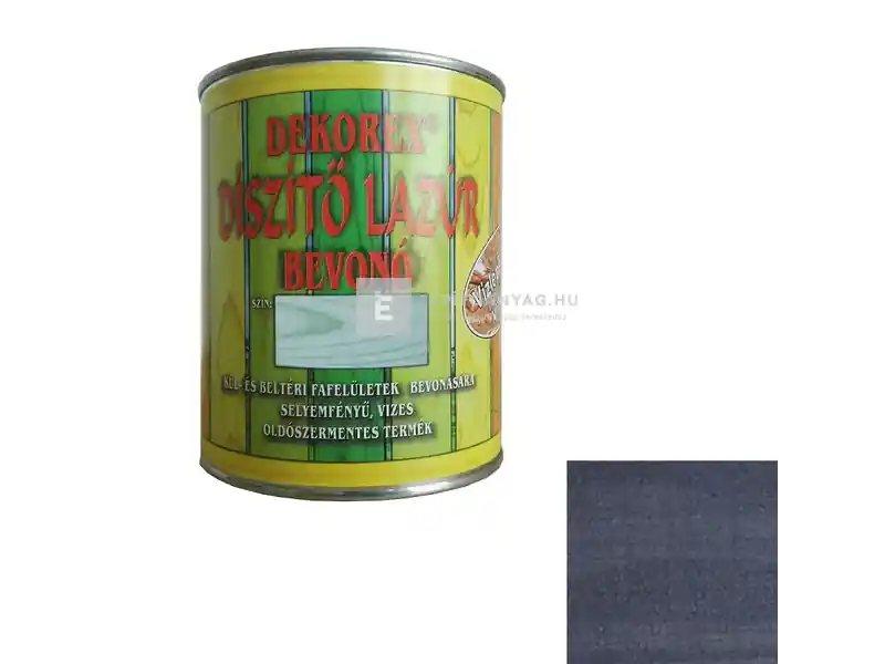 Dekorex vékonylazúr antracit 0,75 kg Vedd meg online