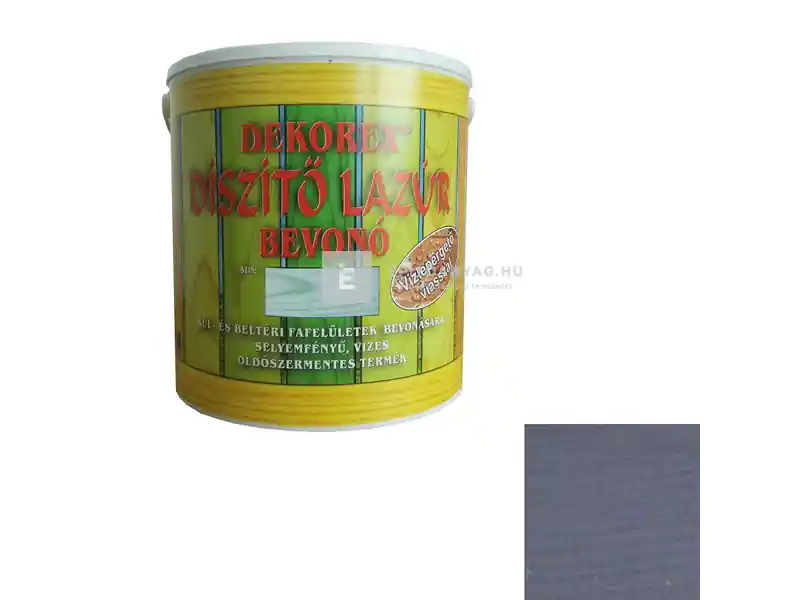 Dekorex vékonylazúr 1711 szürke 2,5 kg Expressz szállítás