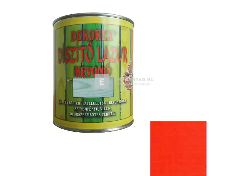 Szezonális akció Dekorex vékonylazúr pipacs 0,75 kg